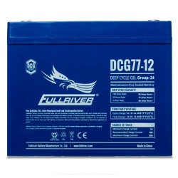 Batterie FULLRIVER DCG77-12 12V 77Ah